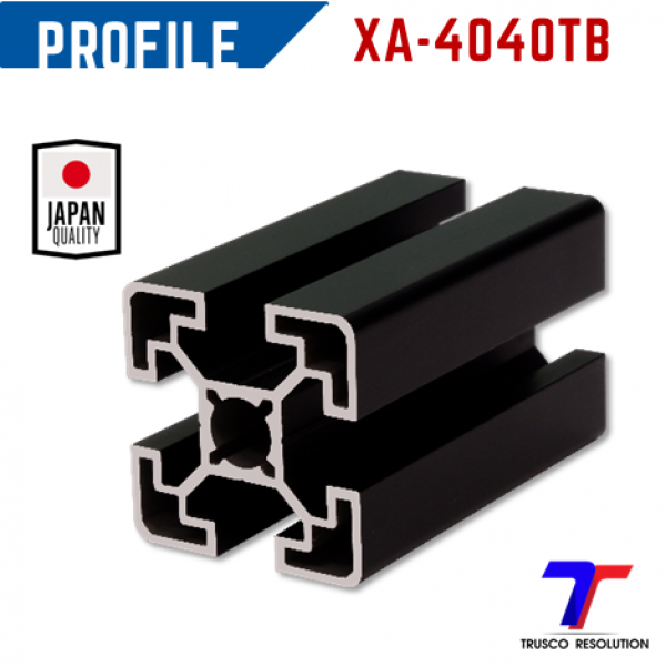 XA-4040TB-6000  ALUMINUM PROFILE BLACK SERIES 0