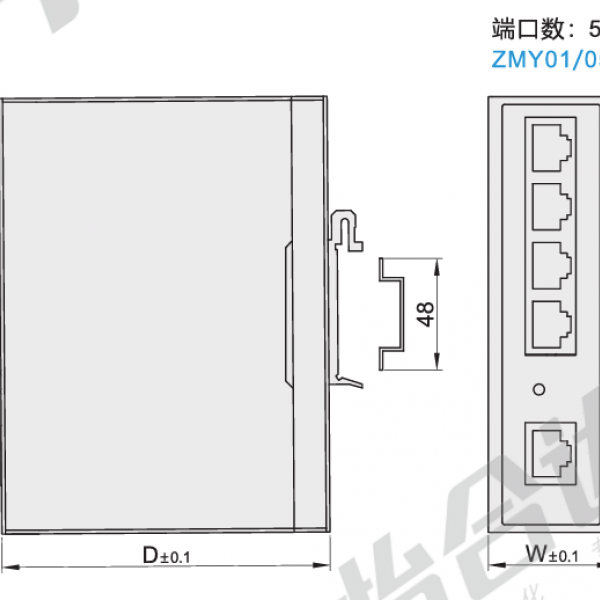 ZMY  INDUSTRIAL SWITCHING HUBS  อุปกรณ์เชื่อมต่อสัญญาณ